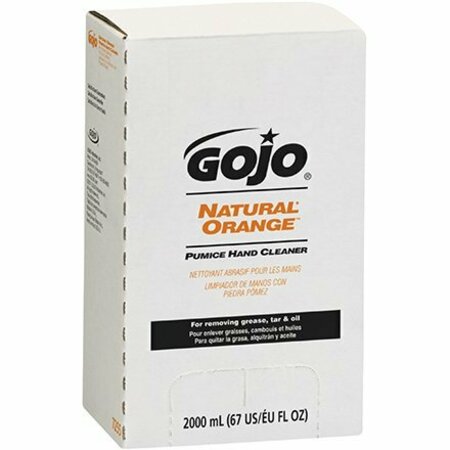 BSC PREFERRED GOJO Natural* Orange Pumice Hand Cleaner Refill Box - 2,000 mL, 4PK S-7293-2K